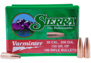 Sierra 2136 Varminter 308 Win 150 gr Hollow Point/ 100rd Box Sierra 2136 Varminter 308 Win 150 gr Hollow Point/ 100rd Box