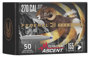 Federal PB277TA2 Premium Terminal Ascent Component 270 Cal .277 155 gr Terminal Ascent