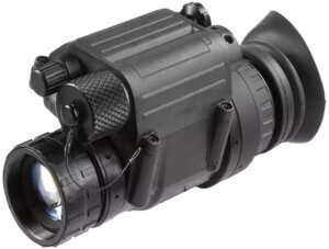 AGM Global Vision 11P14122483021 PVS-14 NL2 Night Vision Hand Held/Mountable Scope Black 1x 26mm  Gen 2+ Level 2  Green Filter