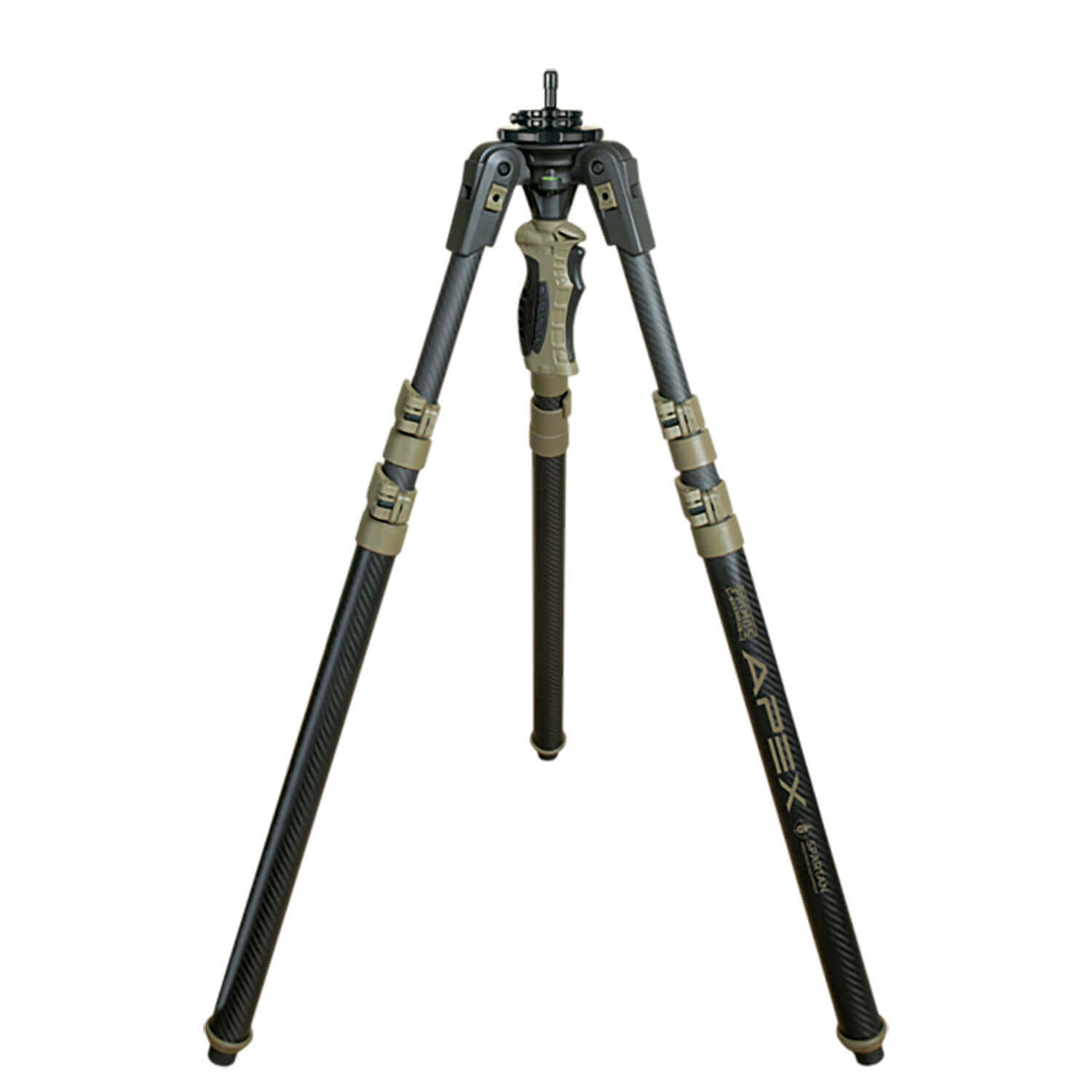 Primos 65903 Trigger Stick Apex Tripod with Magnaswitch Carbon Fiber 32-62" Vertical Adj. Rubber Feet Includes Rifle Adapter