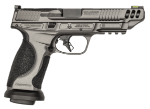 Smith & Wesson 13954 M&P Performance Center M2.0 Competitor Optic Bundle Full Size Frame 9mm Luger 17+1  5″ Black Armornite Steel Barrel  Tungsten Gray Cerakote Optic Ready/Serrated Stainless Steel Slide  Tungsten Gray Cerakote Aluminum Frame w/Picatinny