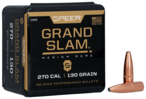 Speer 1465 Grand Slam  270 Cal .277 130 gr Soft Point 50rd Box/ 5 Case
