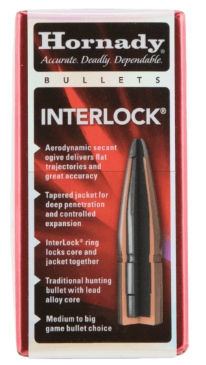 Hornady 41051 InterLock 405 Cal .411 300 gr Spire Point (SP)