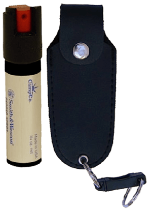 S&W Pepper Spray 1253 Pepper Spray  OC Pepper Range 10 ft 0.75 oz Includes Holster/Keychain