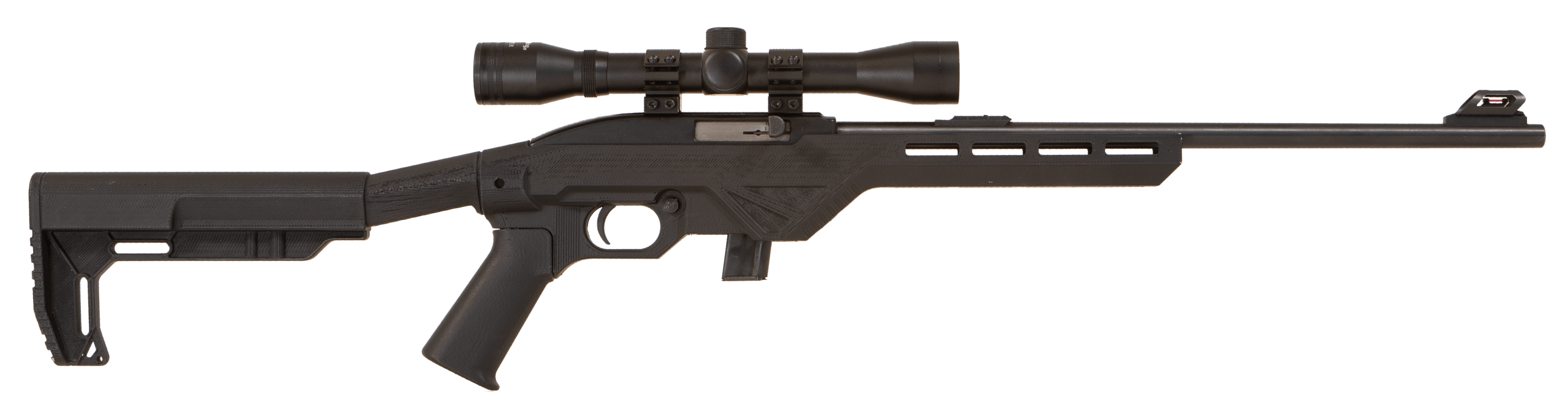 Citadel CIT22LRBMM Trakr Full Size 22 LR 10+1 18" Blued Steel Barrel Black Steel Receiver Black Synthetic Stock Nikko Stirling Mountmaster