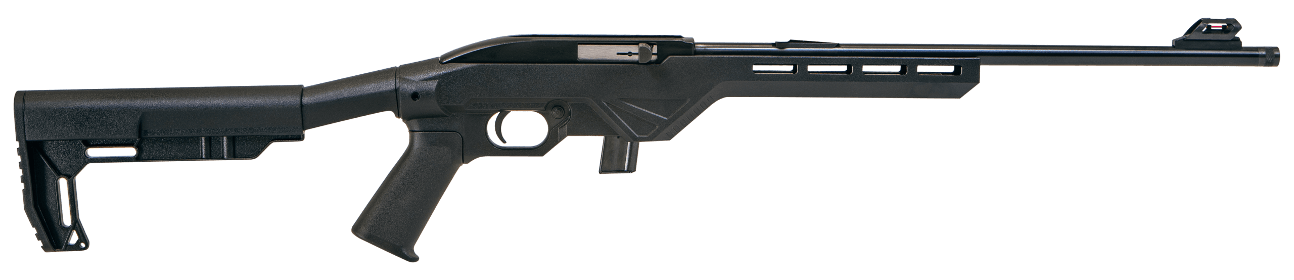 Citadel CIT22LRB Trakr 22 LR 10+1 18" Blued Steel Threaded Barrel & Receiver Lightweight Synthetic Black Synthetic Stock