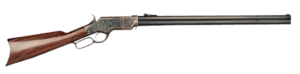 Cimarron CA236 1860 Henry Steel Framed 45 Colt (LC) 12+1 24″ Blued Octagon Barrel  Color Case Hardened Rec  Walnut Furniture  Adj. Sights