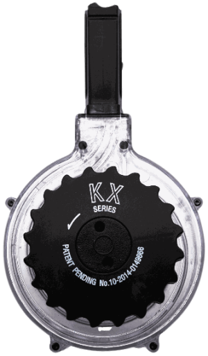 Kci Usa Inc KCIMZ036 AR-15 50rd Drum 5.56x45mm NATO Clear Polymer