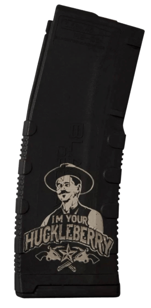 Black Rain Ordnance MAG30HUCKLEBERRY Magazine 30rd 223 Rem/5.56 NATO Huckleberry Engraving Fits AR-15 Platform Black Rain Ordnance MAG30HUCKLEBERRY Magazine 30rd 223 Rem/5.56 NATO Huckleberry Engraving Fits AR-15 Platform