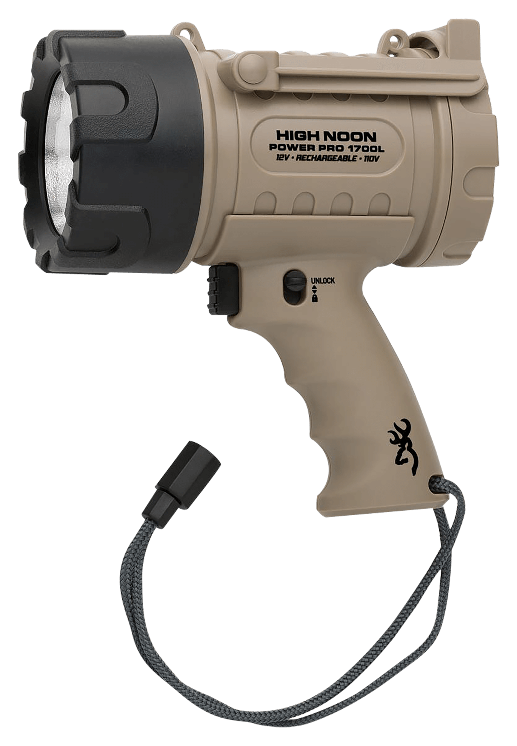 Browning 3717805 High Noon Power Pro Tan 100-1700 Lumens White LED Polymer Browning 3717805 High Noon Power Pro Tan 100-1700 Lumens White LED Polymer