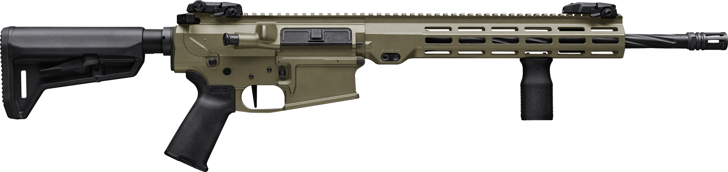 Maxim Defense MXM49690 MD10 L 6.5 Creedmoor 20+1 18″ Fluted Barrel Flat Dark Earth Cerakote Finish M-LOK Handguard Black Magpul Furniture SL-K Stock MVG Grip MBUS Sights Blackout Defense Flat Trigger Maxim Defense MXM49690 MD10 L 6.5 Creedmoor 20+1 18″ Fluted Barrel Flat Dark Earth Cerakote Finish M-LOK Handguard Black Magpul Furniture SL-K Stock MVG Grip MBUS Sights Blackout Defense Flat Trigger
