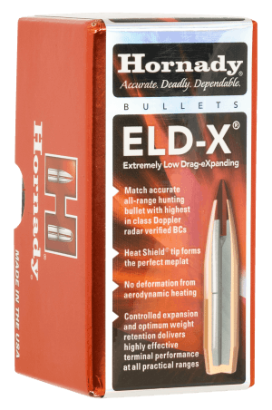 Hornady 22833 ELD-X  22 Cal .224 80 gr Extremely Low Drag Match 100rd Box