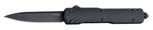 Hogue Counterstrike 3.35″ OTF Drop Point Plain Black PVD CPM 20V SS Blade Aluminum/G10 Aluminum Handle Hogue Counterstrike 3.35″ OTF Drop Point Plain Black PVD CPM 20V SS Blade Aluminum/G10 Aluminum Handle