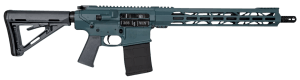 Diamondback DB1018C251 DB10  308 Win 16" 20+1  Jesse James Civil Defense Blue Rec/15" M-Lok Handguard  OEM Carbon Lower  Magpul Carbine Stock & K Grip  A2 Flash Hider