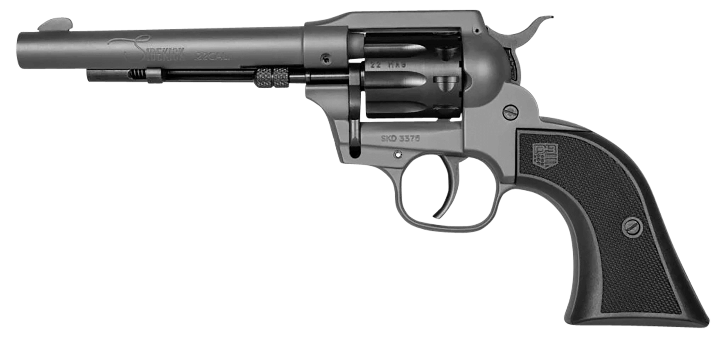 Diamondback DB053CA051 Sidekick Convertible 22 LR/22 Mag 9 Shot 5.50″ Dark Gray Cerakote Steel Barrel Black Cerakote Cylinder Dark Gray Cerakote Zinc Alloy Frame Black Checkered GFN Grip Hammer Safety Exposed Hammer Diamondback DB053CA051 Sidekick Convertible 22 LR/22 Mag 9 Shot 5.50″ Dark Gray Cerakote Steel Barrel Black Cerakote Cylinder Dark Gray Cerakote Zinc Alloy Frame Black Checkered GFN Grip Hammer Safety Exposed Hammer