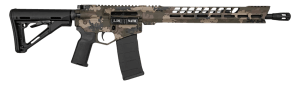 Diamondback DB175AK621 DB15  GunStuff Exclusive 223 Rem/5.56 NATO 30+1 16" Black Nitride Threaded Barrel  Woodland Camo Cerakote Picatinny Rail Aluminum Receiver  15" M-LOK Handguard  Black Synthetic Magpul CTR Stock  Black Magpul K2 Grip  Right Hand