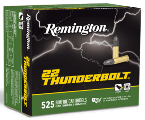 Remington Ammunition R21271 Thunderbolt Bulk 22 LR 40 gr Lead Round Nose 525rd Box