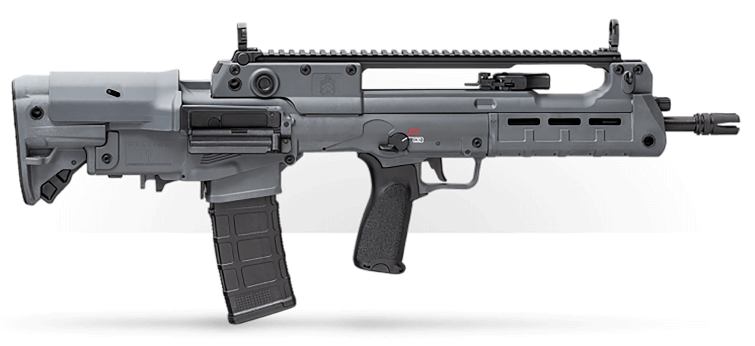 Springfield Armory HL916556Y Hellion Bullpup 5.56x45mm NATO 30+1 16″ Black Melonite Steel Barrel Gray Polymer Receiver Polymer M-LOK Handguard Gray Synthetic Bullpup Adj w/Cheek Riser Stock Black Bravo Mod 3 Grip Ambidextrous Springfield Armory HL916556Y Hellion Bullpup 5.56x45mm NATO 30+1 16″ Black Melonite Steel Barrel Gray Polymer Receiver Polymer M-LOK Handguard Gray Synthetic Bullpup Adj w/Cheek Riser Stock Black Bravo Mod 3 Grip Ambidextrous