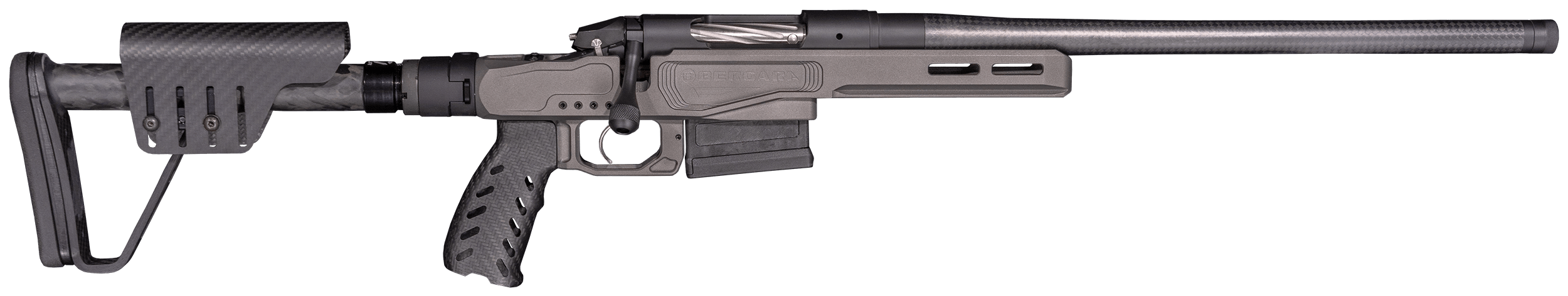 Bergara Rifles BPR3665PRC Premier MgMicro Lite 6.5 PRC 3+1 18" Graphite Black Cerakote #6 Contour Threaded Barrel Graphite Black Cerakote M-LOK Receiver Adj XLR ATOM Chassis Aluminum Stock Ambidextrous