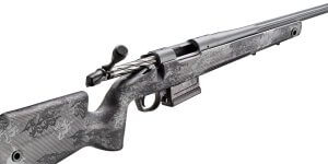 Bergara Rifles B14S754CF B-14 Crest 22-250 Rem 5+1 20 Sniper Gray Cerakote #5 Contour Threaded Barrel Sniper Gray Cerakote Steel Receiver Black & Gray Sponge Fixed Carbon Fiber Stock"