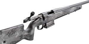 Bergara Rifles B14S754 B-14 Crest 22-250 Rem 5+1 20" Sniper Gray Cerakote #5 Contour Threaded Barrel Sniper Gray Cerakote Steel Receiver Black & Gray Sponge Fixed Carbon Fiber Stock