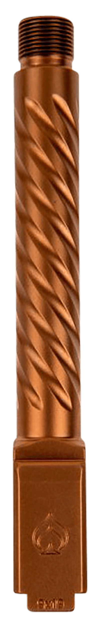 Ballistic Advantage BAPSG175T3R Premium Series Threaded/Spiral Fluted 9mm Luger Copper PVD Fits Glock 17 Gen 5 Ballistic Advantage BAPSG175T3R Premium Series Threaded/Spiral Fluted 9mm Luger Copper PVD Fits Glock 17 Gen 5
