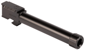 SilencerCo AC50 Threaded Barrel  4.80″ 40 S&W  Black Nitride Stainless Steel  Fits Glock 22 Gen 2-4