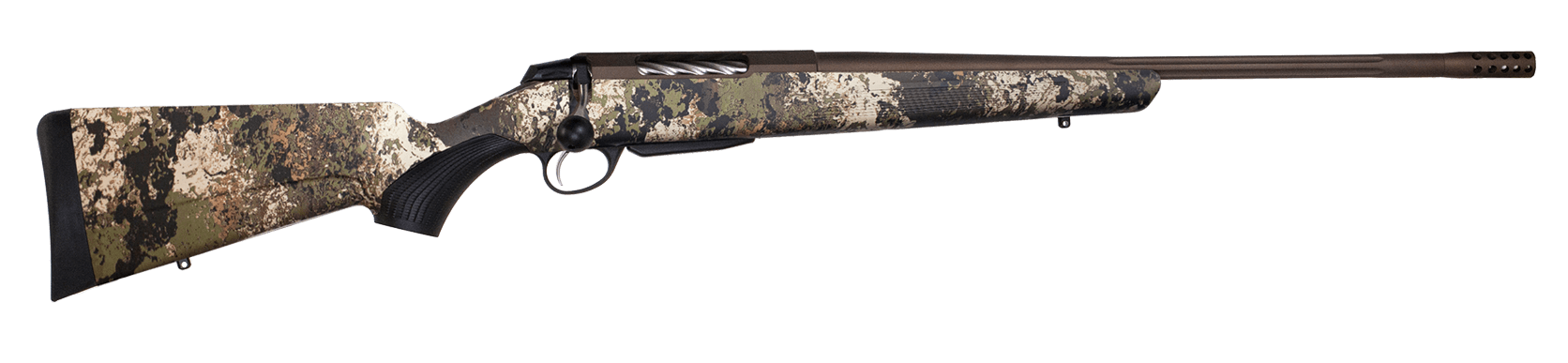 Tikka JRTXVW419 T3x Lite Full Size 6.5 PRC 3+1 24.30″ Midnight Bronze Cerakote Fluted Threaded Barrel Drilled & Tapped Steel Receiver Veil Wideland Fixed Synthetic Stock Black Interchangeable Backstrap Grip Left Hand Tikka JRTXVW419 T3x Lite Full Size 6.5 PRC 3+1 24.30″ Midnight Bronze Cerakote Fluted Threaded Barrel Drilled & Tapped Steel Receiver Veil Wideland Fixed Synthetic Stock Black Interchangeable Backstrap Grip Left Hand