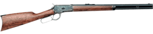 Cimarron AS611 1892 Cogburn Carbine 45 Colt (LC) 10+1 20″ Blued Octagon Barrel Color Case Hardened Receiver Walnut Furniture