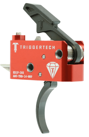 TriggerTech AR0TRB14NNP Diamond Two-Stage Black Pro Curved Trigger with 1.50-4 lbs Draw Weight for AR-15 Right TriggerTech AR0TRB14NNP Diamond Two-Stage Black Pro Curved Trigger with 1.50-4 lbs Draw Weight for AR-15 Right