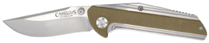 Camillus 19195 Sevens 2.75″ Folding Plain Silver AUS-8 Carbonitride Titanium Non-Stick Blade Desert Tan/SS G10/SS Handle Camillus 19195 Sevens 2.75″ Folding Plain Silver AUS-8 Carbonitride Titanium Non-Stick Blade Desert Tan/SS G10/SS Handle