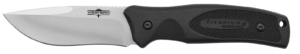 Camillus 19232 Western Black River 3.75″ Fixed Drop Point Plain Satin 420 Steel Titanium Bonded Blade Black Rubber Handle Includes Sheath Camillus 19232 Western Black River 3.75″ Fixed Drop Point Plain Satin 420 Steel Titanium Bonded Blade Black Rubber Handle Includes Sheath