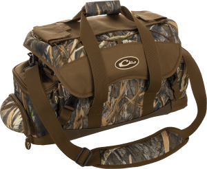 Drake Waterfowl DA2030022 Blind Bag Refuge Mossy Oak Bottomland Heavy Duty Nylon Extra Large Duffle Bag Zipper Closure Drake Waterfowl DA2030022 Blind Bag Refuge Mossy Oak Bottomland Heavy Duty Nylon Extra Large Duffle Bag Zipper Closure