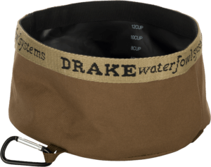 Drake Waterfowl GD8100BRN Travel Food & Water Bowl Gun Dog Brown 600D Polyester Drake Waterfowl GD8100BRN Travel Food & Water Bowl Gun Dog Brown 600D Polyester