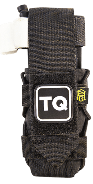 High Speed Gear 11TQ00BK TACO  Tourniquet Pouch  Black Nylon with Velcro Closure  Fits MOLLE  Compatible with Most Windlass-Style Tourniquets  Includes TQ Patch