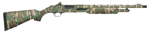 Mossberg 54342 500 Turkey 20 Gauge 5+1 3" 20" Mossy Oak Greenleaf Optic Cut Rec Synthetic Furniture Fiber Optic Front Sight X-Factor Ported Choke Includes Holosun Red Dot