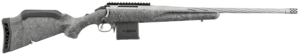 Ruger 46908 American Gen II 204 Ruger 10+1  20″ Gun Metal Gray Cerakote Spiral Threaded Barrel  Gun Metal Gray Cerakote Receiver w/Picatinny Rail  Gray Splatter Adjustable Synthetic Stock