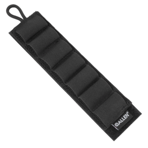 Allen 18421 Ammo Card  Black Endura 12 Gauge Capacity 7rd Velcro Mount