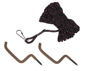 Allen 54 Bow & Gun Rope Treestand Black/Red 20′ Long Includes 2 Hangers