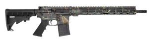 Great Lakes Firearms GL15223PSBLK AR-15 Saved By The Splatter 223 Wylde 30+1 7.50" Black Nitride Heavy Threaded Barrel Black Spatter Cerakote Aluminum Picatinny Rail Receiver Black Buffer Tube Mil-Spec Grip