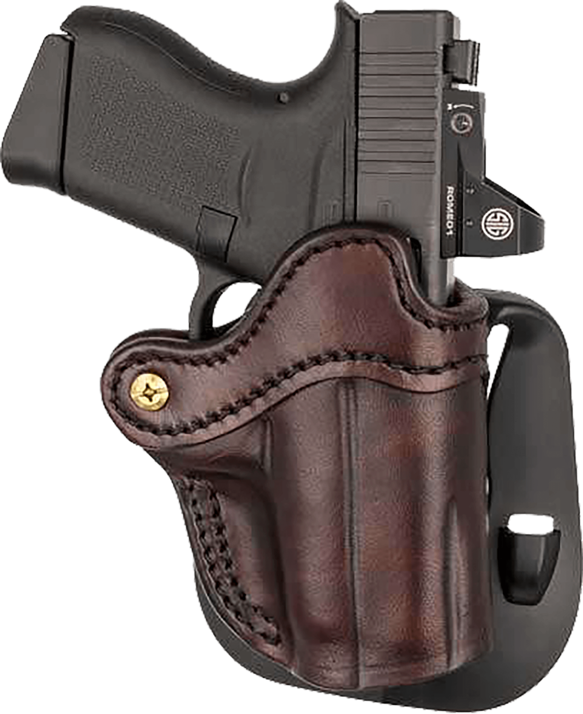 1791 Gunleather ORPDHCSBRR Optics Ready Paddle Holster C OWB Signature Brown Leather Fits 2.50-3″ Barrel Right Hand 1791 Gunleather ORPDHCSBRR Optics Ready Paddle Holster C OWB Signature Brown Leather Fits 2.50-3″ Barrel Right Hand