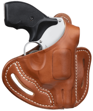 1791 Gunleather RVHX1CBRR RVHX-1 OWB Size 01 Classic Brown Leather Belt Slide J-Frame Right Hand 1791 Gunleather RVHX1CBRR RVHX-1 OWB Size 01 Classic Brown Leather Belt Slide J-Frame Right Hand
