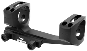 Warne XSKEL1TW X-SKEL Scope Mount/Ring Combo Black Anodized 1" 0 MOA