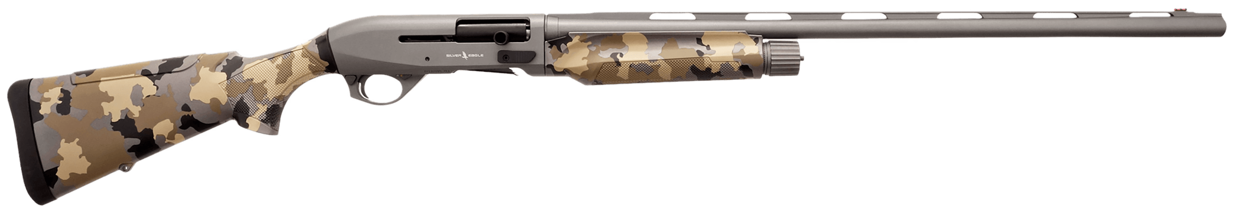 T R Imports A21228OS2 Alpha 2 12 Gauge 3" 4+1 28" Gray Cerakote Chrome Lined Vent Rib Barrel & Steel Receiver Old School Camo Synthetic Fixed Stock