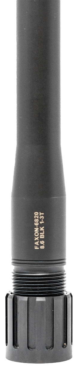 Faxon Firearms 700B863N16NMQ RemAge Modified Light Palma 8.6 Blackout 16″ Target Crown Steel QPQ Black Nitride 416R Stainless Steel Barrel