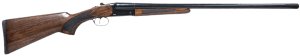 Pointer FT62028 FT6 Full Size 20 Gauge Break Open 3" 2rd 28" Black Side By Side Barrel Black Anodized Aluminum Receiver Fixed Turkish Walnut Wood Stock Ambidextrous