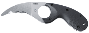 CRKT 2511 Bear Claw 2.39″ Fixed Hawkbill Veff Serrated Stonewashed AUS-8A SS Blade, Black Textured GRN Handle CRKT 2511 Bear Claw 2.39″ Fixed Hawkbill Veff Serrated Stonewashed AUS-8A SS Blade, Black Textured GRN Handle