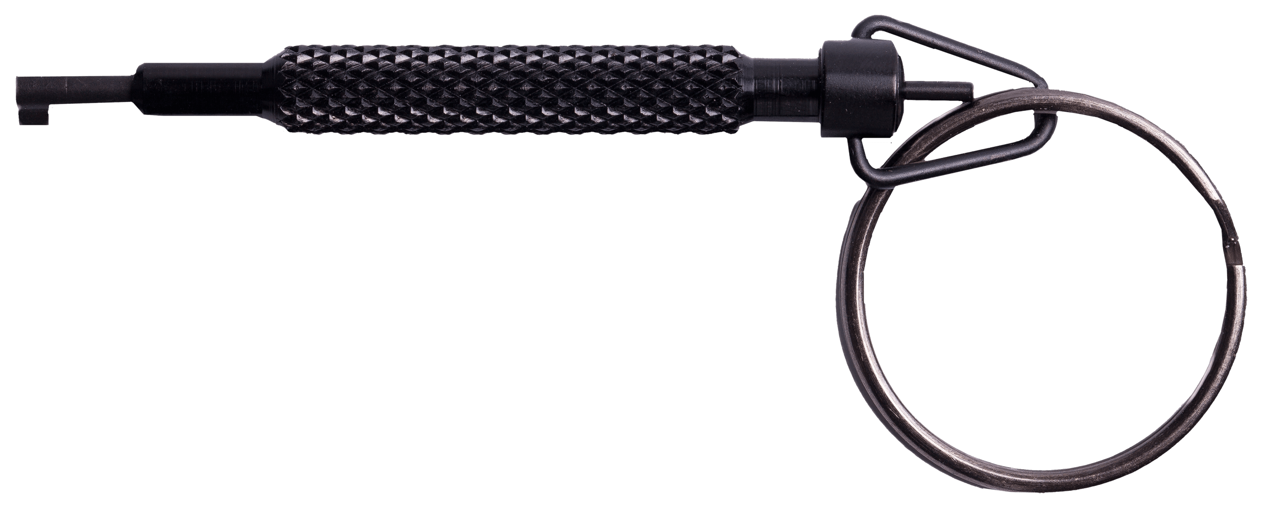 Uzi Accessories UZIKEYROTATI Handcuff Key Rotating Black Metal 0.90 oz