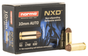 Norma Ammunition 611340020 Self Defense NXD 10mm Auto NXD 20rd Box Norma Ammunition 611340020 Self Defense NXD 10mm Auto NXD 20rd Box