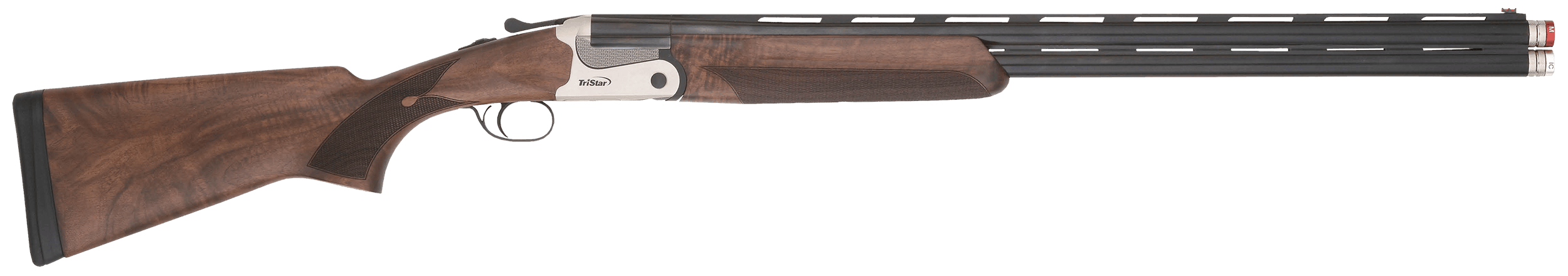 TriStar 33174 Cypher X Over/Under 20 Gauge 3" 2rd 28" Blued Chrome-Lined Lightweight Stainless Aluminum Rec Deluxe Walnut Furniture Fiber Optic Sight 5 Ext. Chokes